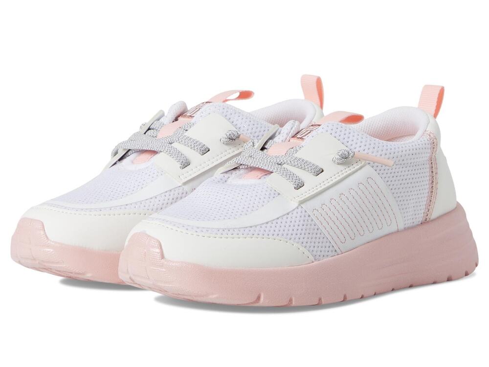 HEYDUDE KIDS WOMENS SIROCCO PLAY PEARL OMBRE (LITTLE KID/BIG KID) WHITE/PINK 5 M